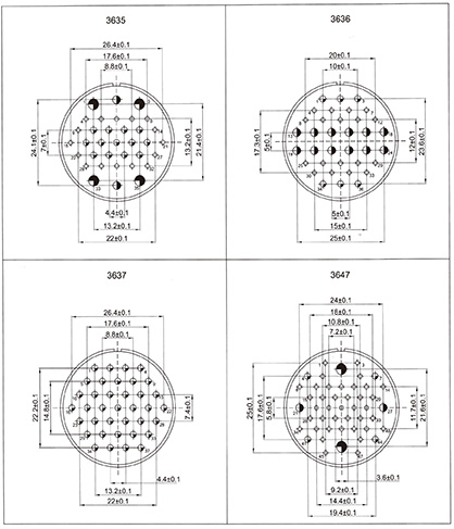Электрические разъемы XCE