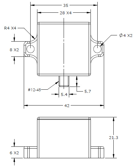 Capacitância do acelerômetro MEMS VC5320A
